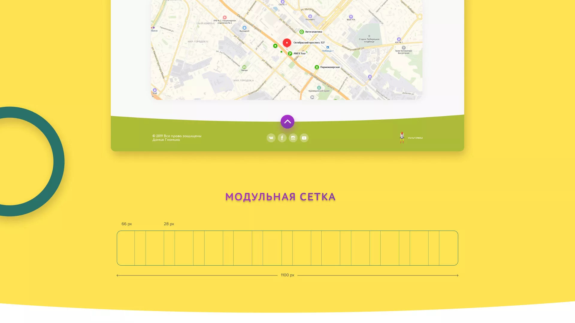 Разработка сайта детского активити-клуба «Домик гномика» в Боровске