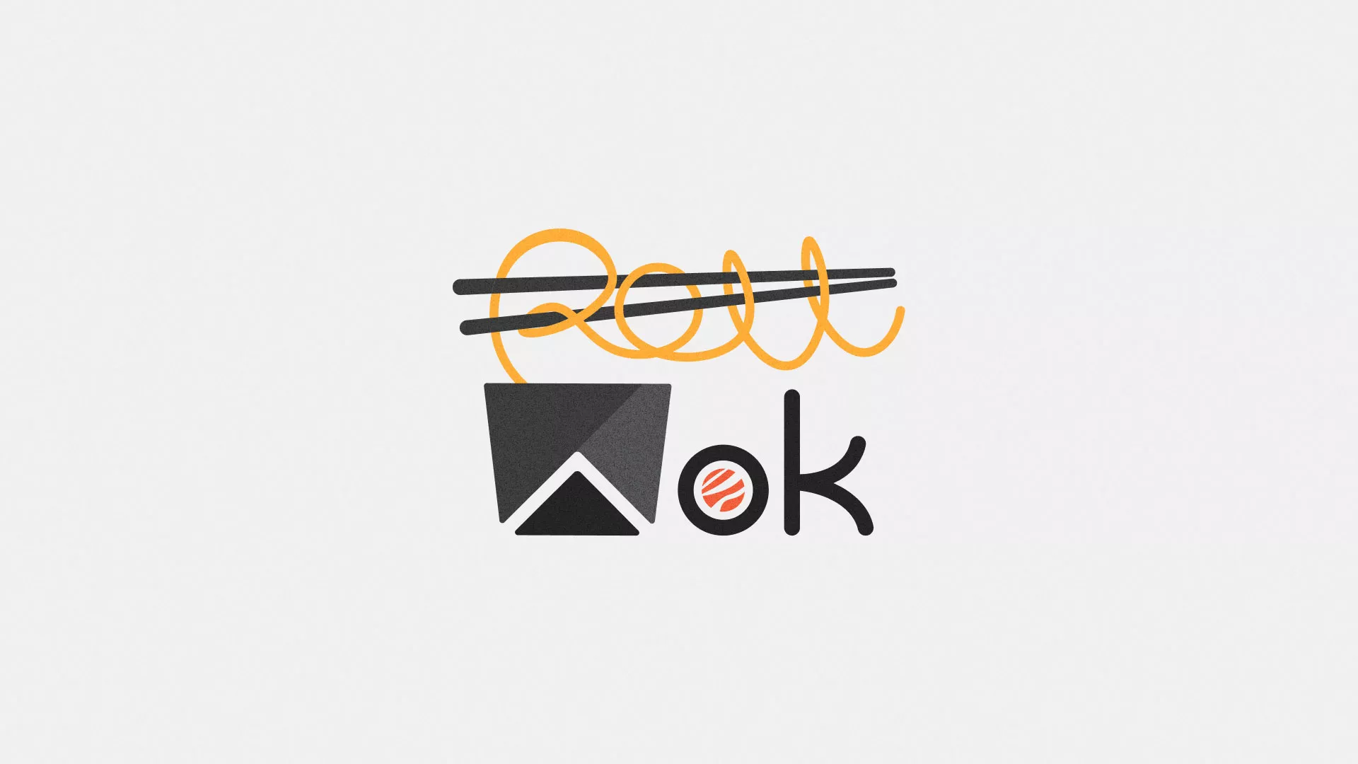 Разработка логотипа в Боровске для суши-бара «Roll Wok Club» Разработка логотипа в Боровске для суши-бара «Roll Wok Club»