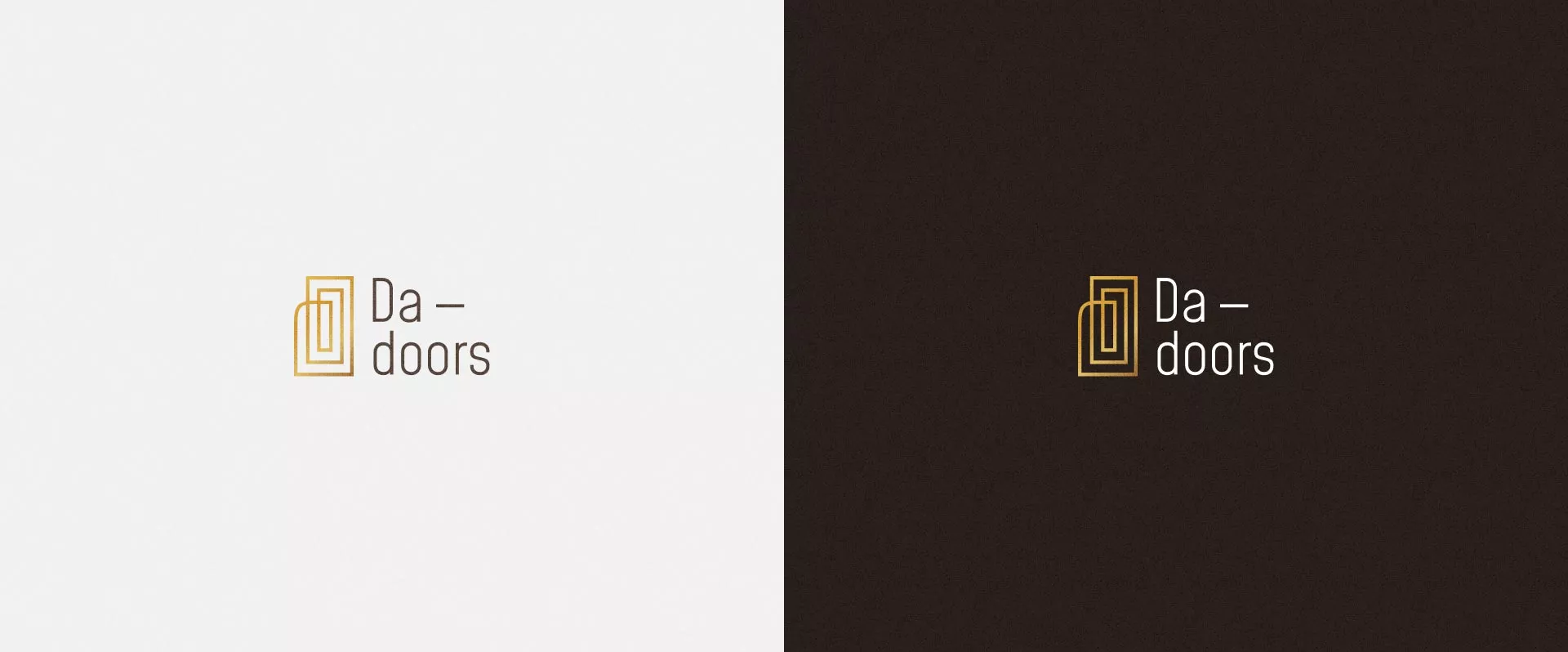 Разработка логотипа для компании «DA-DOORS» в Боровске